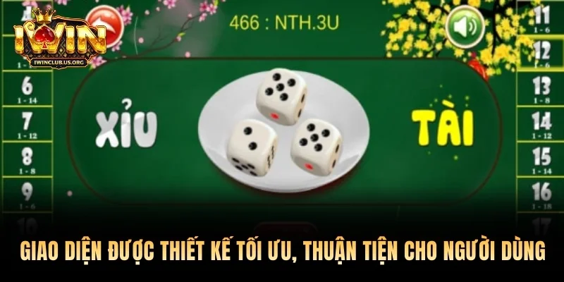 Giao diện được thiết kế tối ưu, thuận tiện cho người dùng