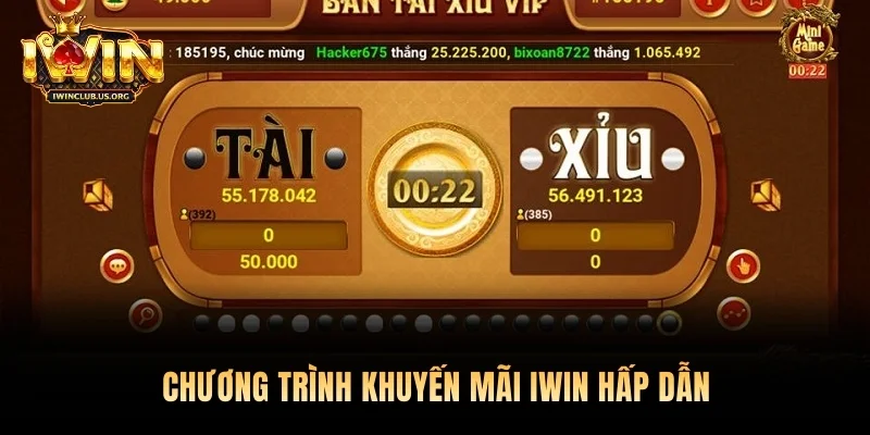 Chương trình khuyến mãi iwin hấp dẫn