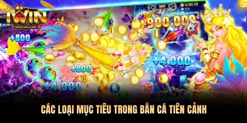 Các loại mục tiêu trong bắn cá tiên cảnh